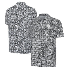USMNT Antigua Seasons Polo -  Gray/Black