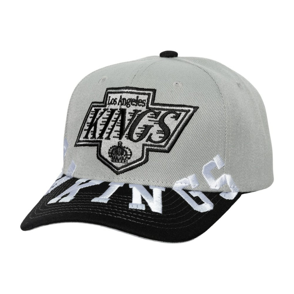 NHL Gray/Black Los Angeles Kings Mitchell & Ness Underarch Two-Tone Pro Crown Snapback Hat