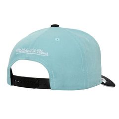NHL Light Blue/Black Seattle Kraken Mitchell & Ness Underarch Two-Tone Pro Crown Snapback Hat