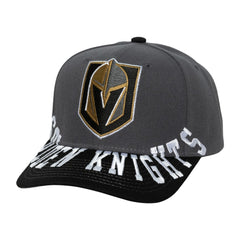 NHL Gray/Black Vegas Golden Knights Mitchell & Ness Underarch Two-Tone Pro Crown Snapback Hat