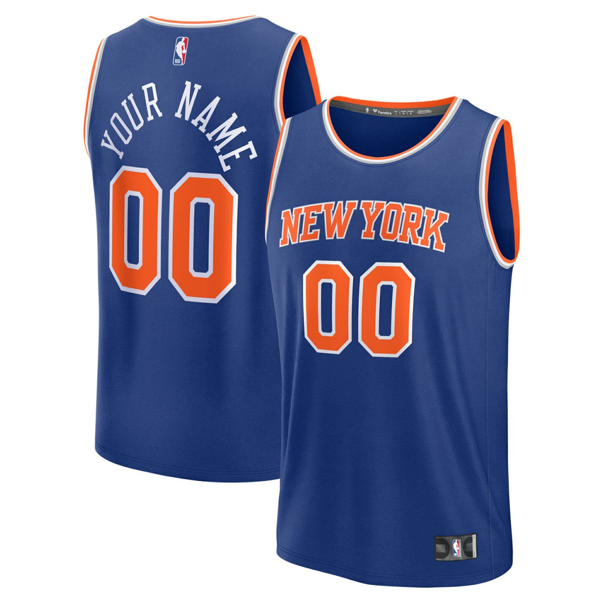 NBA New York Knicks Fast Break Custom Jersey