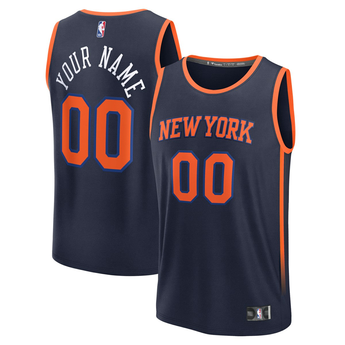 NBA New York Knicks Fast Break Custom Jersey