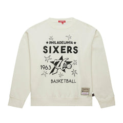 NBA Philadelphia 76ers Women's Hardwood Classics Pullover Sweatshirt
