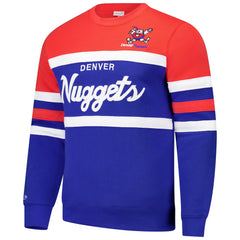 NBA Denver Nuggets Hardwood Classics Vintage Logo Head Coach Pullover Sweatshirt sale