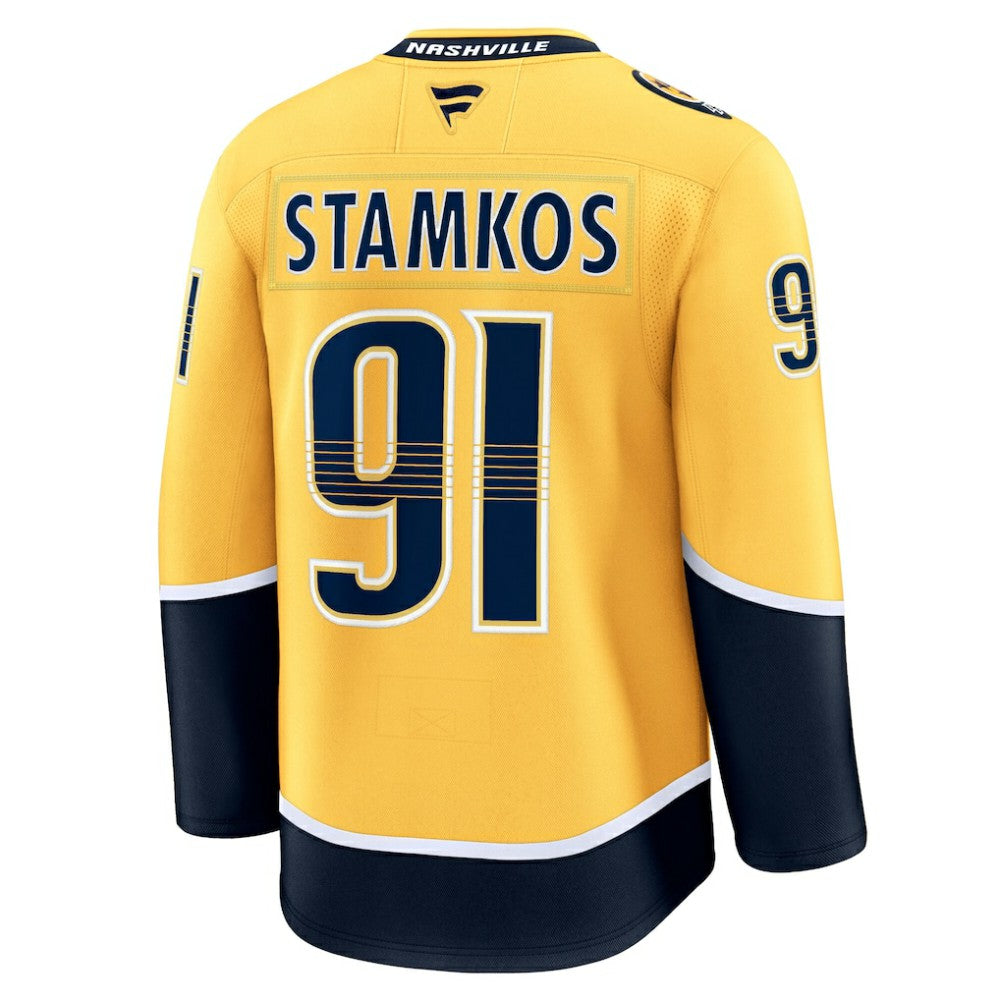 NHL Gold Steven Stamkos Nashville Predators Fanatics Home Premium Jersey