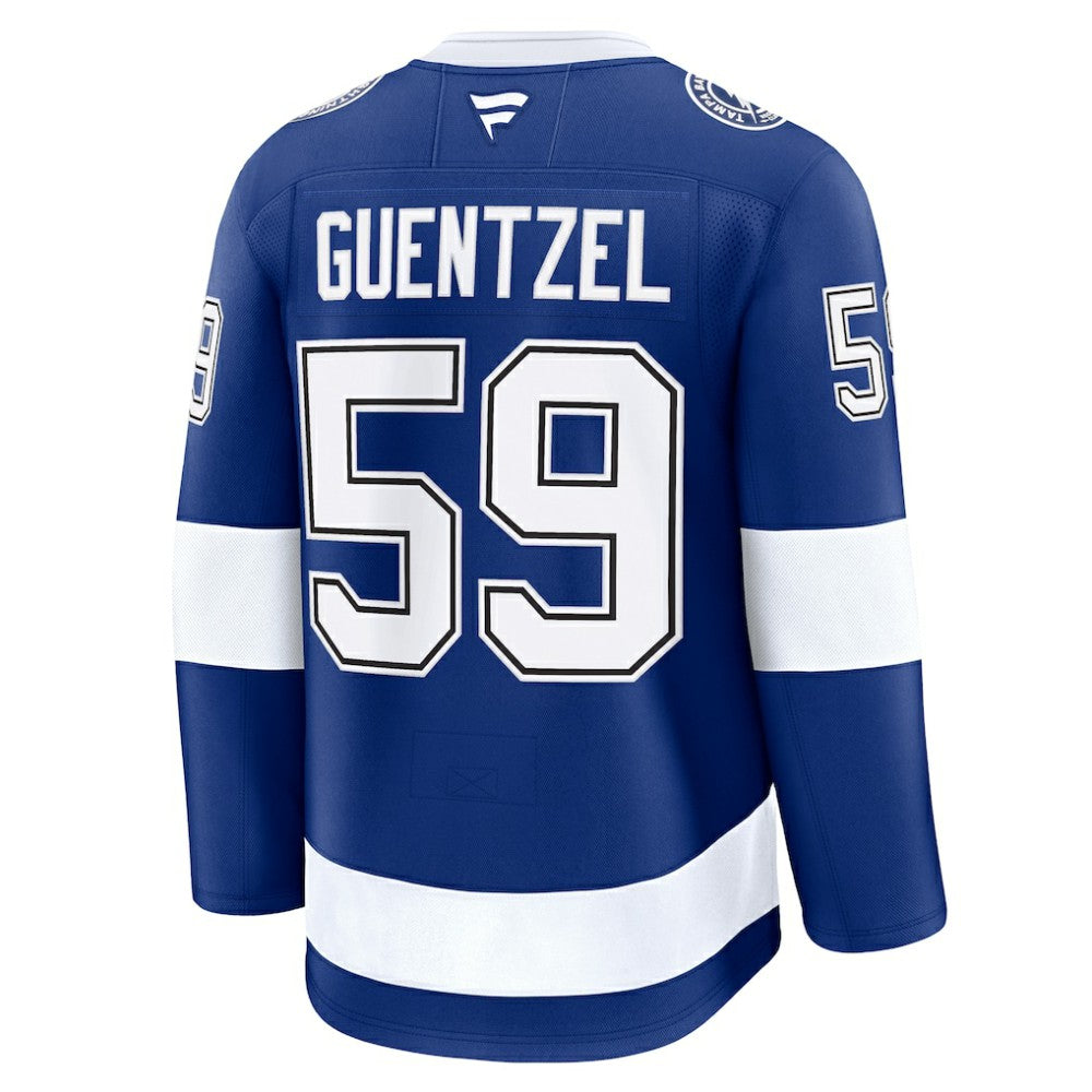 NHL Blue Jake Guentzel Tampa Bay Lightning Fanatics Home Premium Jersey