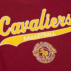 NBA Cleveland Cavaliers Hardwood Classics Felt Applique Slub T-Shirt sale