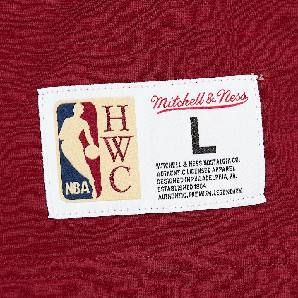 NBA Cleveland Cavaliers Hardwood Classics Felt Applique Slub T-Shirt sale