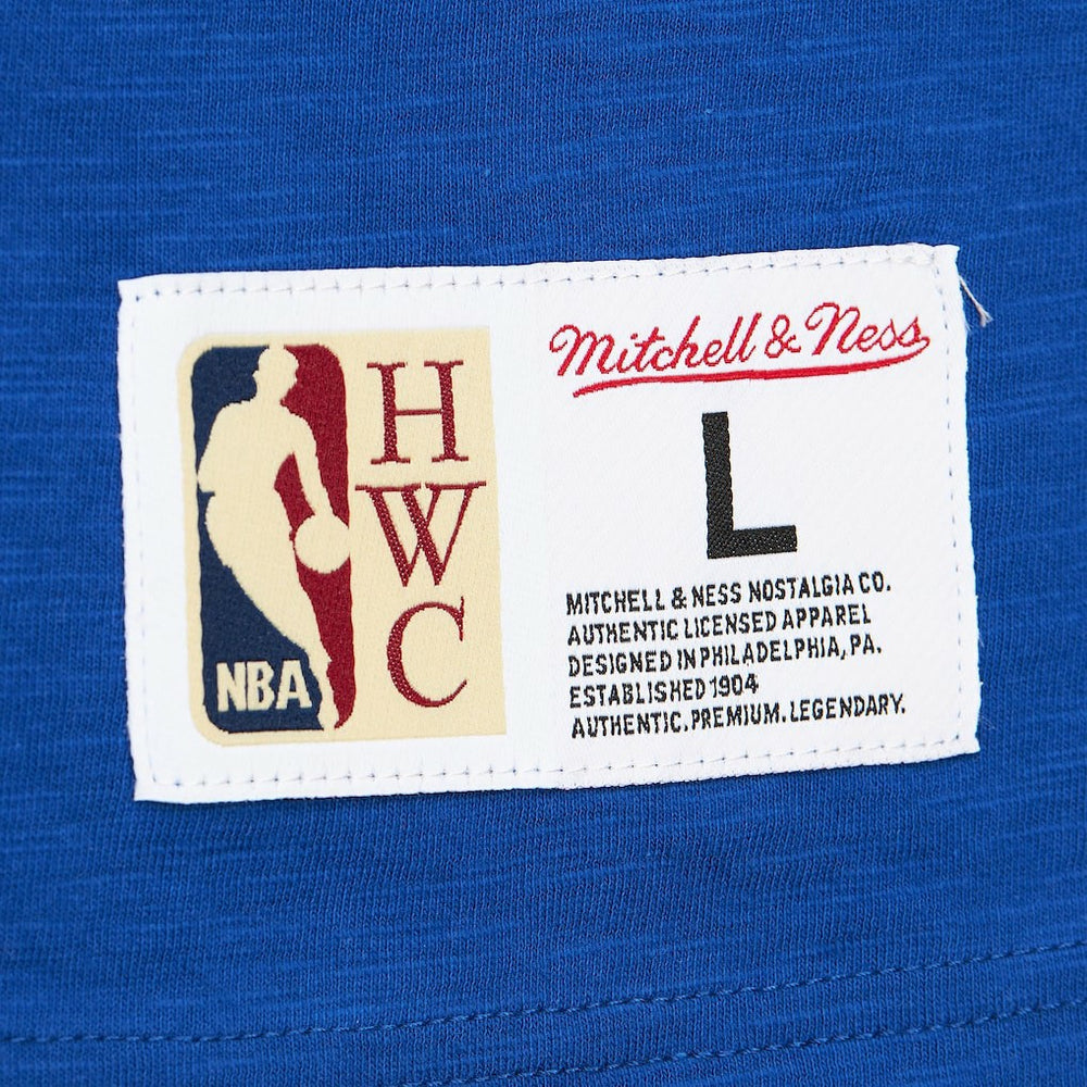 NBA Golden State Warriors Hardwood Classics Felt Applique Slub T-Shirt sale