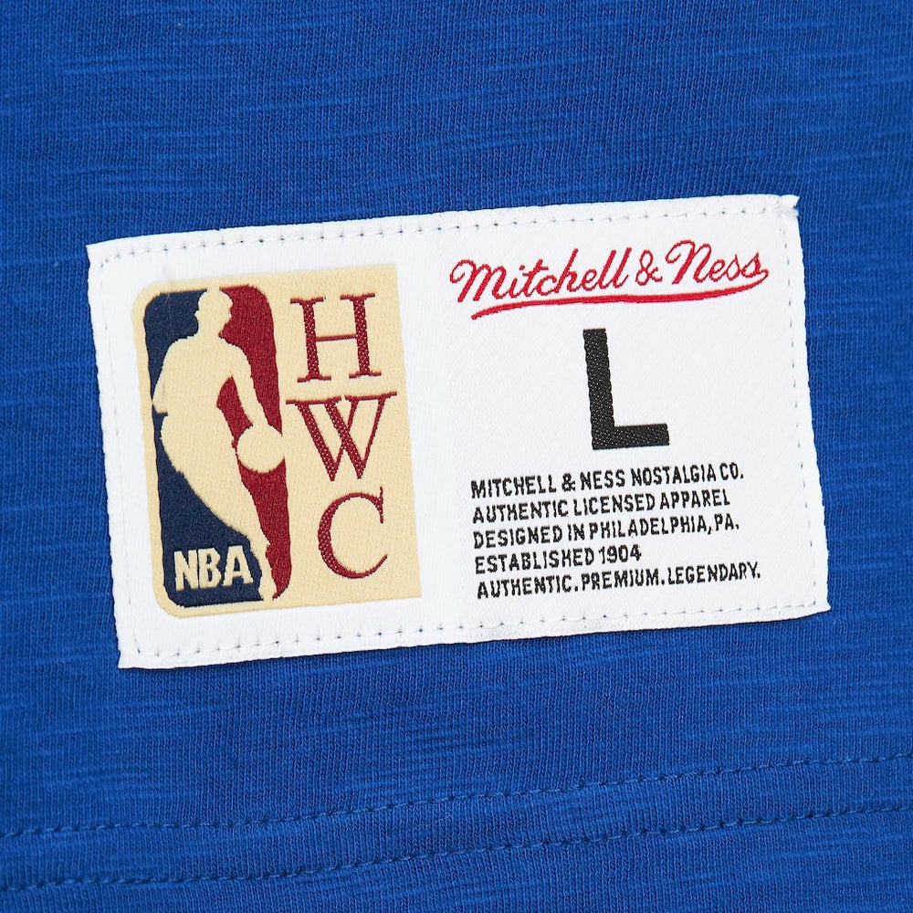 NBA New York Knicks Hardwood Classics Felt Applique Slub T-Shirt