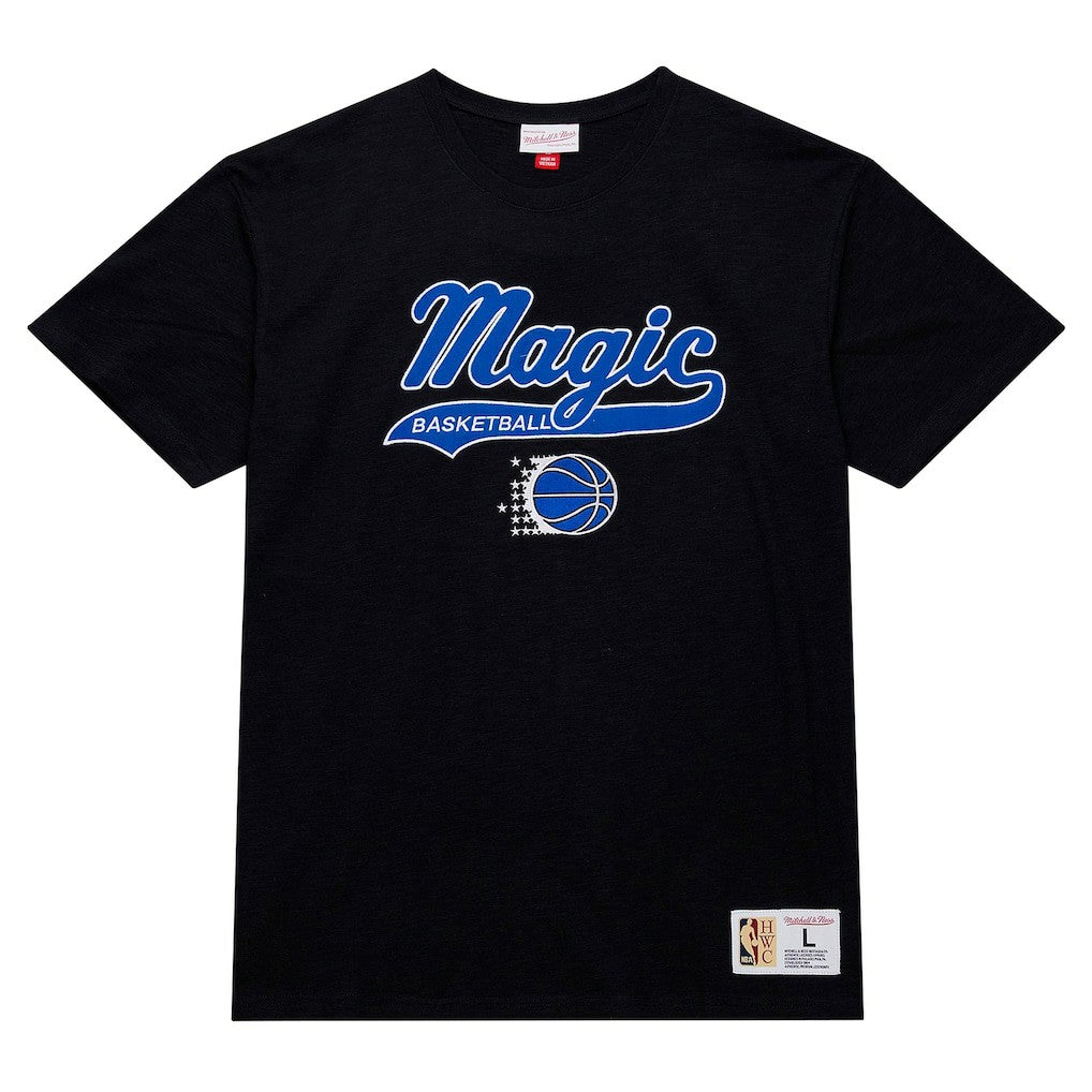 NBA Orlando Magic Hardwood Classics Felt Applique Slub T-Shirt