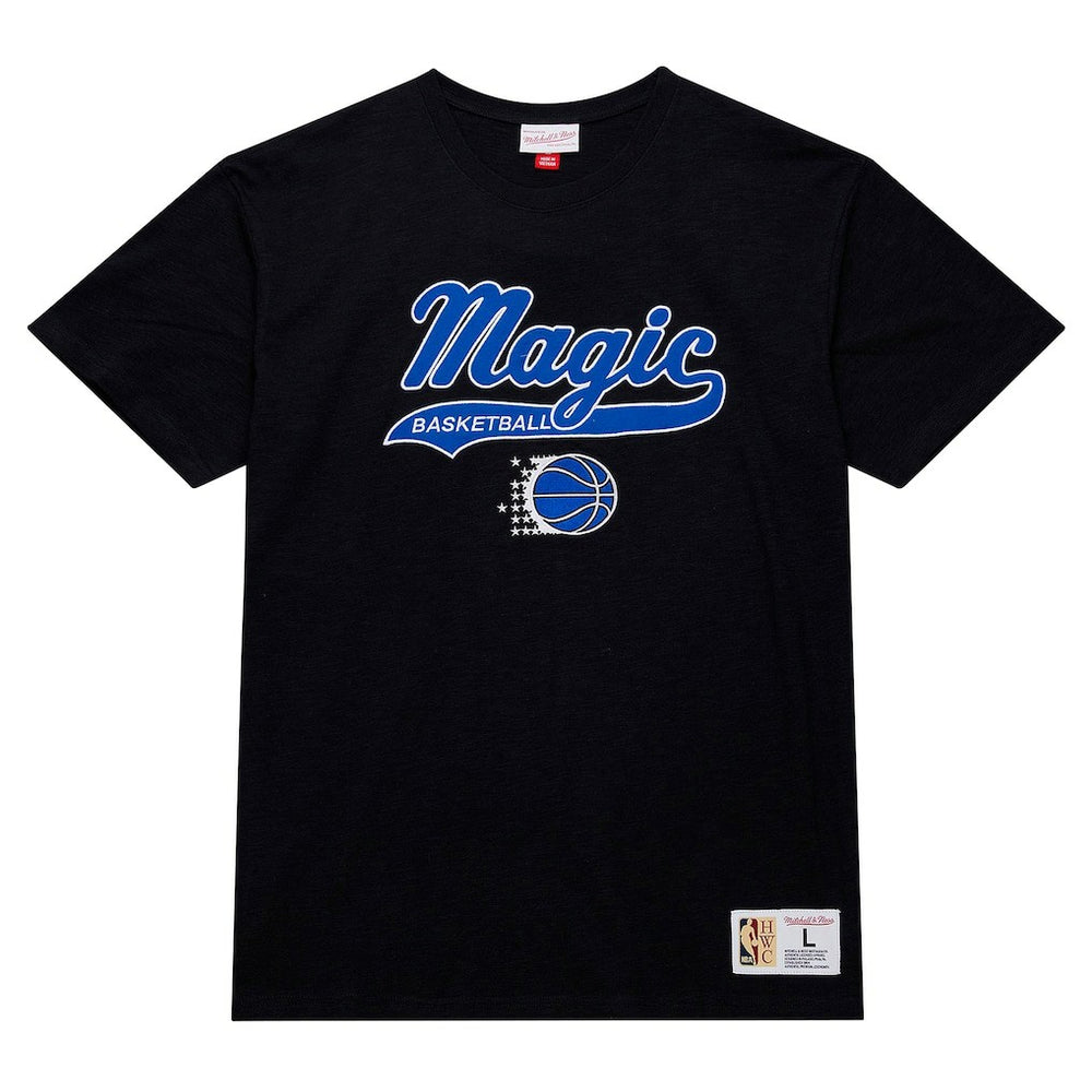 NBA Orlando Magic Hardwood Classics Felt Applique Slub T-Shirt
