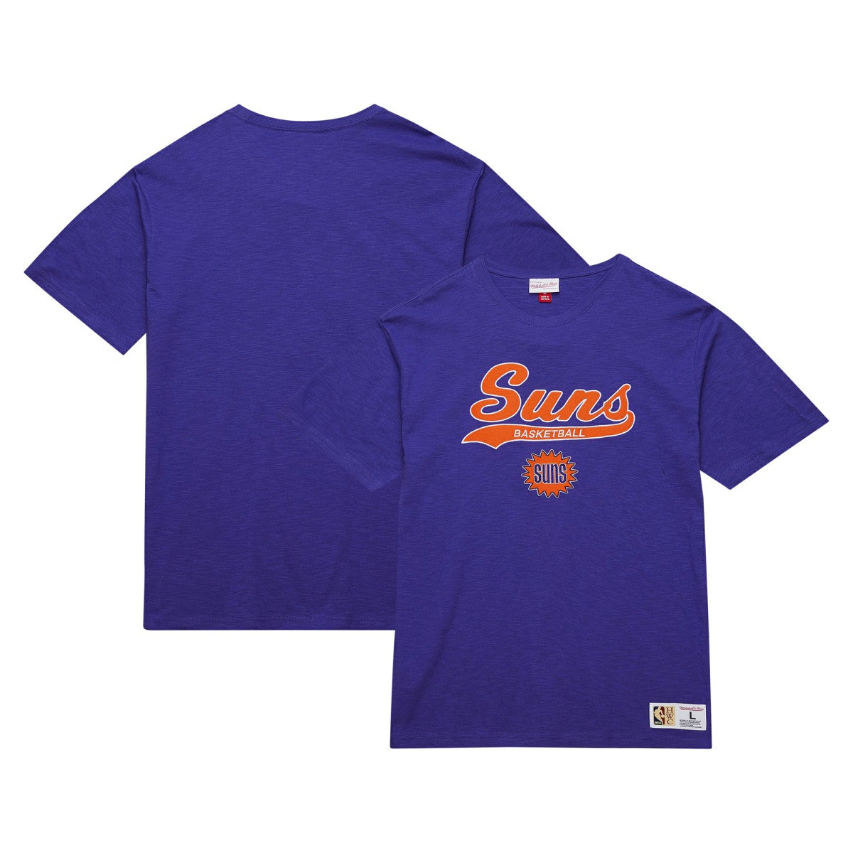 NBA Phoenix Suns Hardwood Classics Felt Applique Slub T-Shirt