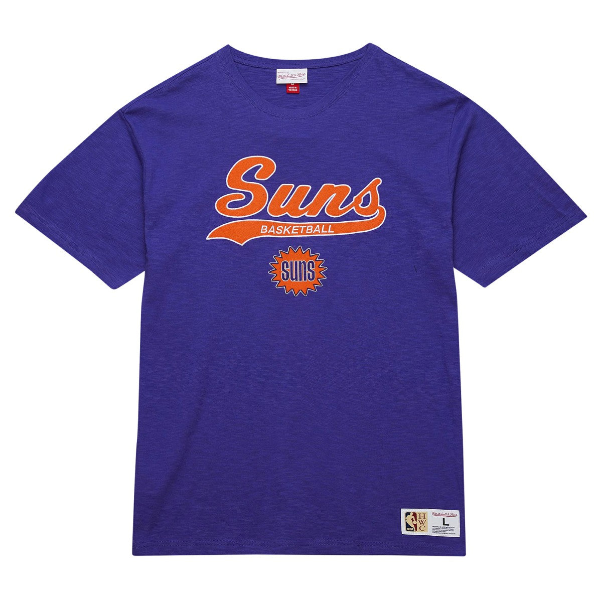 NBA Phoenix Suns Hardwood Classics Felt Applique Slub T-Shirt