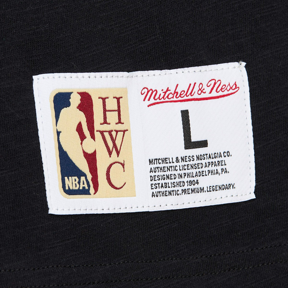 NBA Sacramento Kings Hardwood Classics Felt Applique Slub T-Shirt