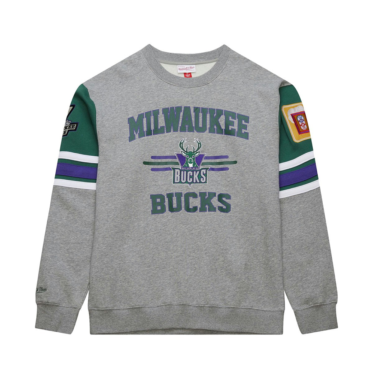 NBA Milwaukee Bucks Hardwood Classics All Over 4.0 Pullover Sweatshirt