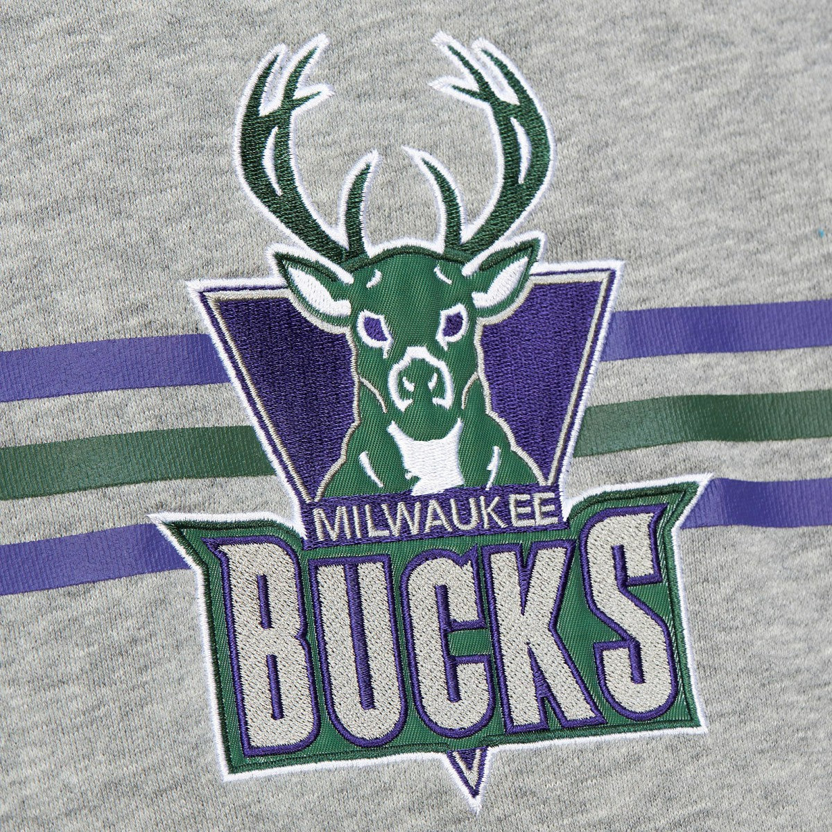 NBA Milwaukee Bucks Hardwood Classics All Over 4.0 Pullover Sweatshirt
