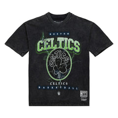 NBA Boston Celtics Unisex Hardwood Classics Vintage Voltage Premium Heavyweight T-Shirt