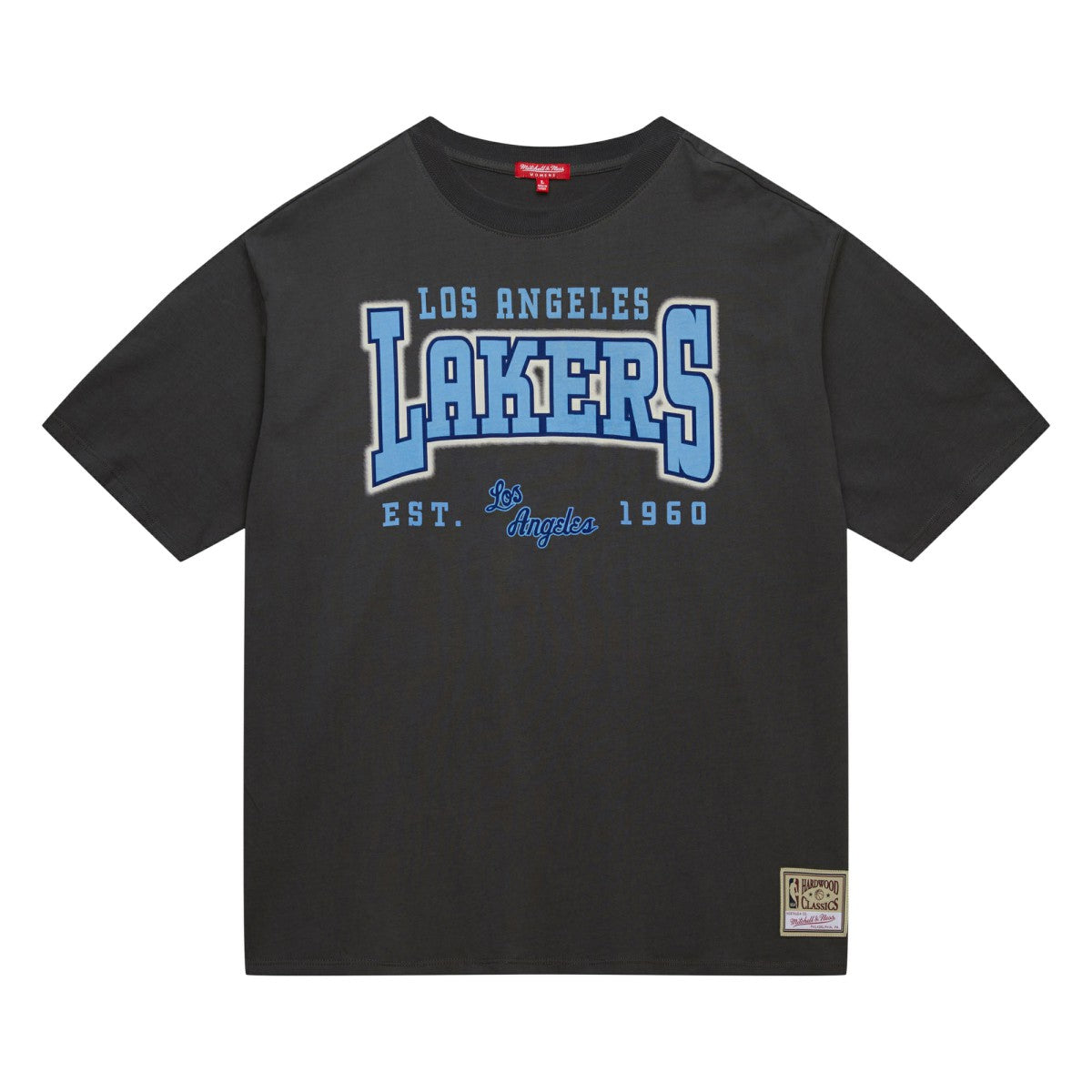 NBA Los Angeles Lakers Women's Hardwood Classics Oversized Boyfriend T-Shirt