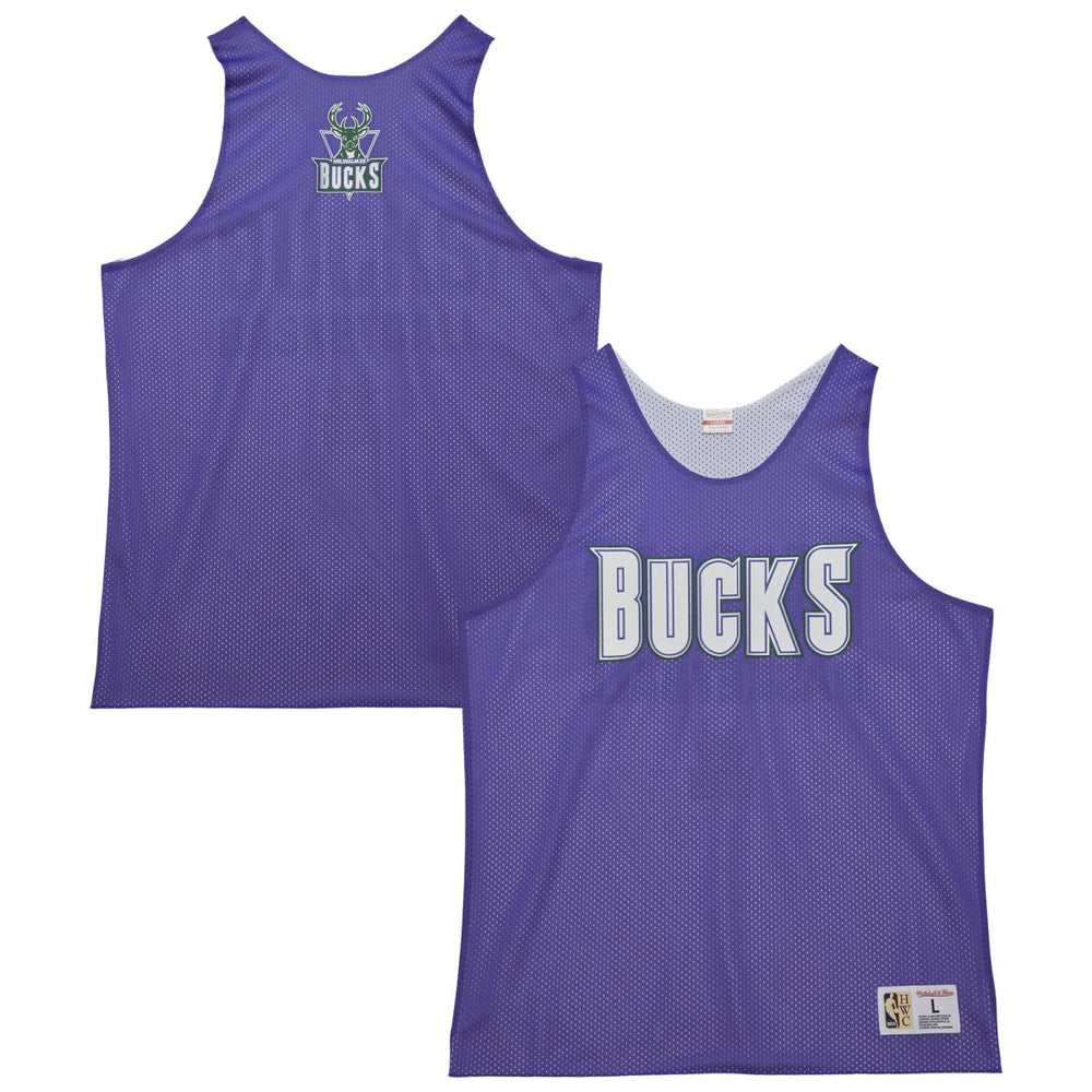 NBA Milwaukee Bucks Hardwood Classics Reversible Mesh Practice Jersey