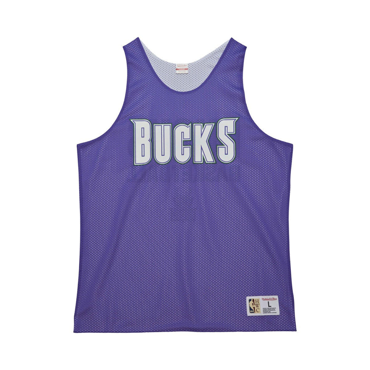 NBA Milwaukee Bucks Hardwood Classics Reversible Mesh Practice Jersey