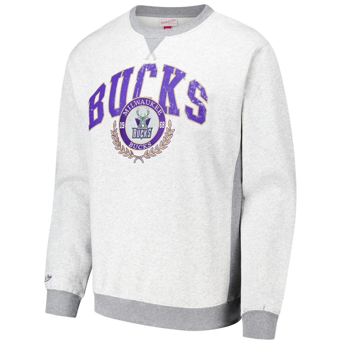 NBA Milwaukee Bucks Vintage Logo Pullover Sweatshirt