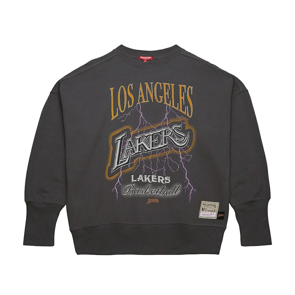 NBA Los Angeles Lakers Women's Hardwood Classics Lightweight Pullover Sweatshirt