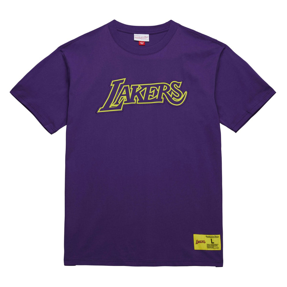 NBA Los Angeles Lakers Hardwood Classics Neon Nights Premium T-Shirt