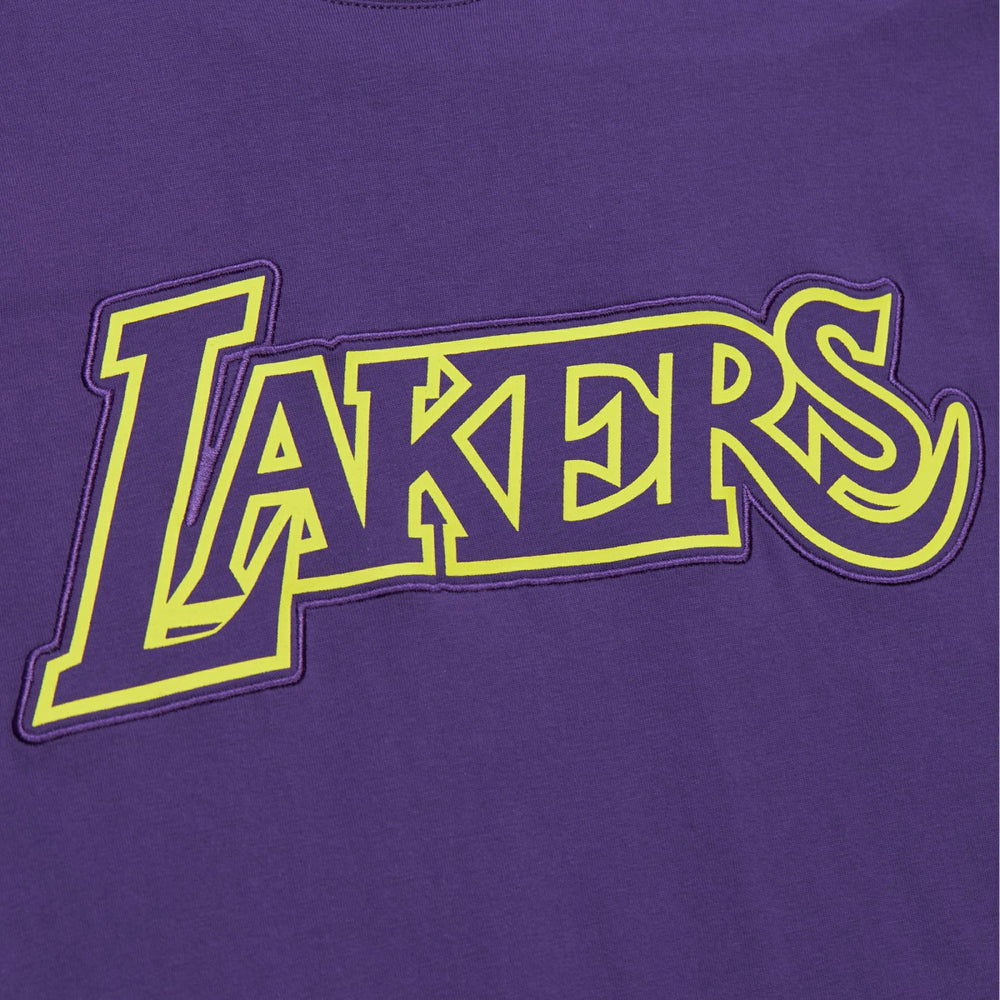 NBA Los Angeles Lakers Hardwood Classics Neon Nights Premium T-Shirt