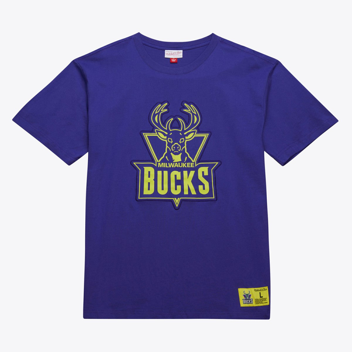 NBA Milwaukee Bucks Hardwood Classics Neon Nights Premium T-Shirt