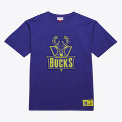 NBA Milwaukee Bucks Hardwood Classics Neon Nights Premium T-Shirt