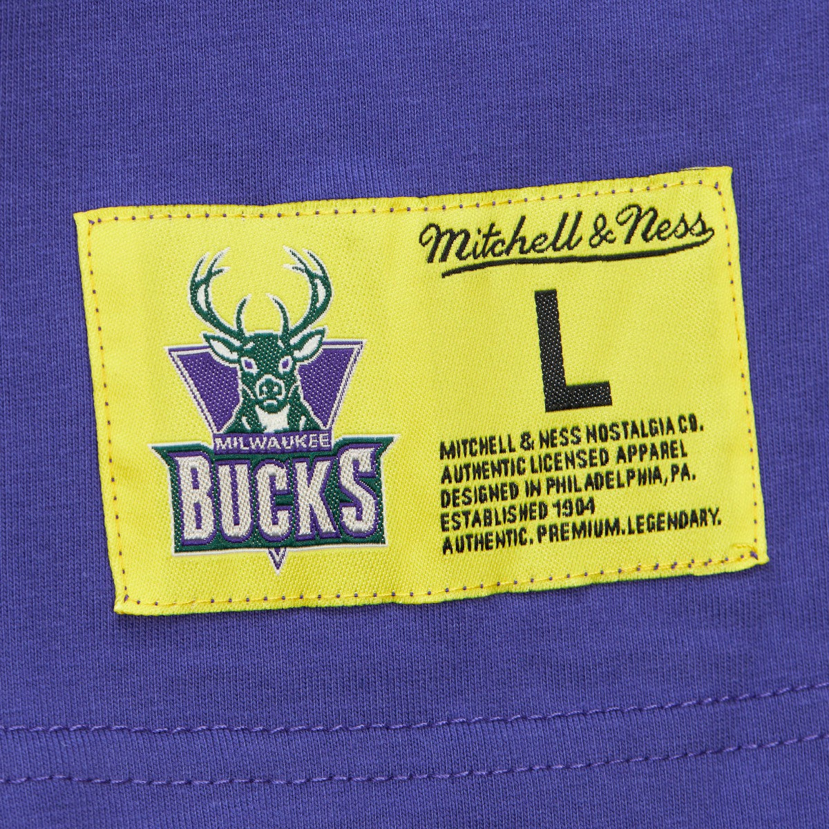 NBA Milwaukee Bucks Hardwood Classics Neon Nights Premium T-Shirt