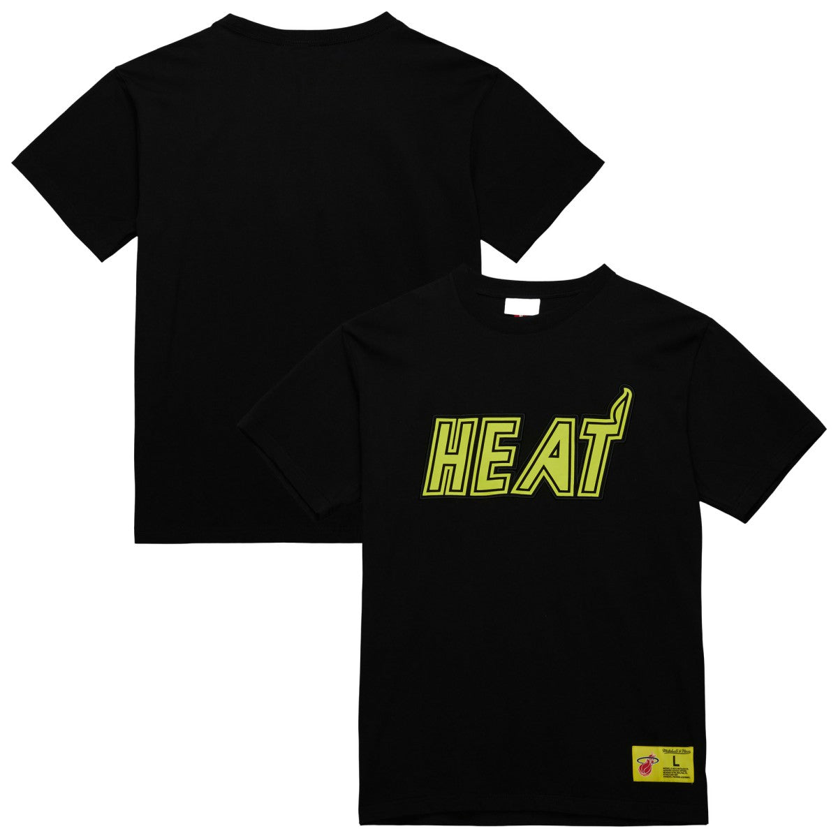 NBA Miami Heat Hardwood Classics Neon Nights Premium T-Shirt