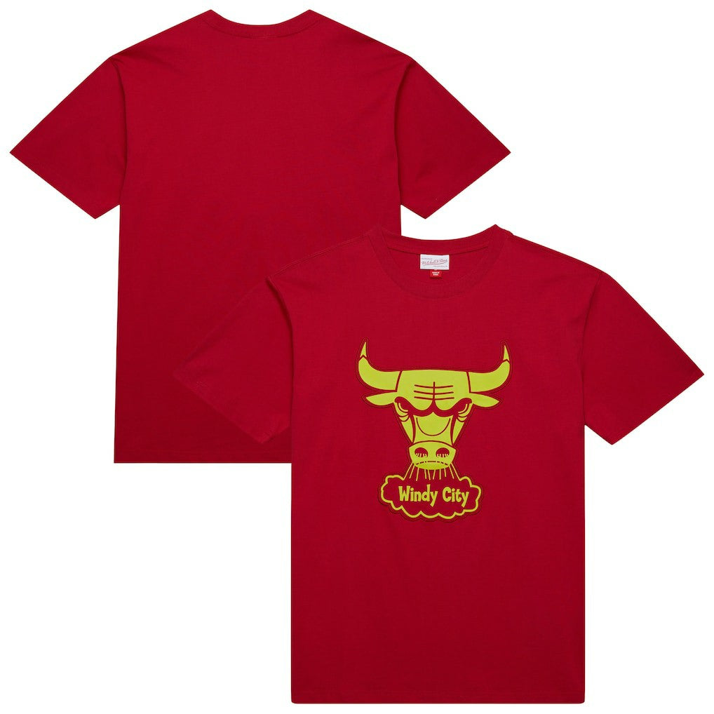NBA Chicago Bulls Hardwood Classics Neon Nights Premium T-Shirt sale