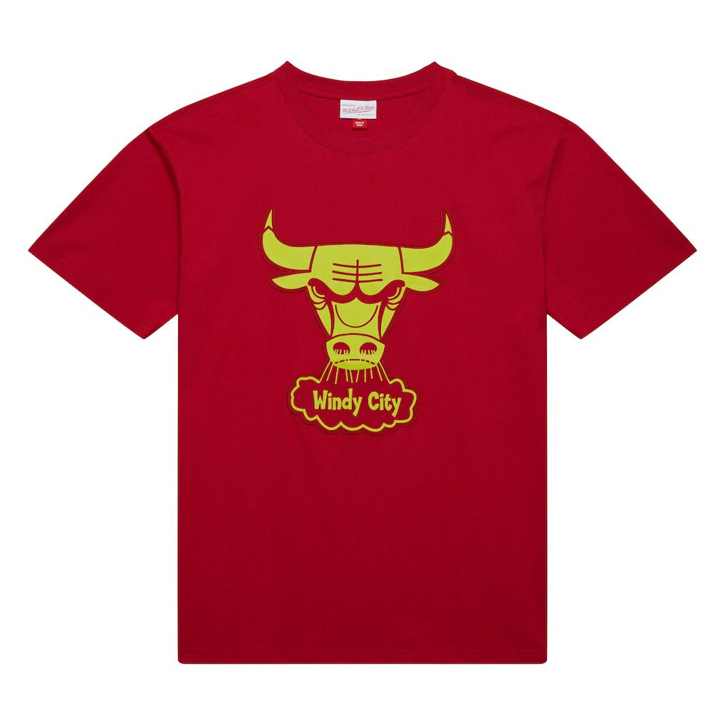 NBA Chicago Bulls Hardwood Classics Neon Nights Premium T-Shirt sale
