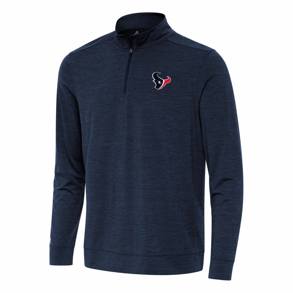 Antigua Bright Quarter-Zip Top - Houston Texans
