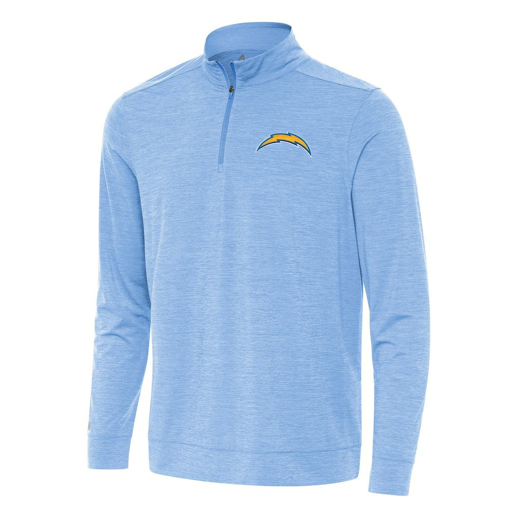 Antigua Bright Quarter-Zip Top - Los Angeles Chargers