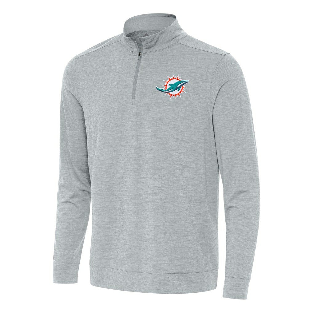 Antigua Bright Quarter-Zip Top - Miami Dolphins