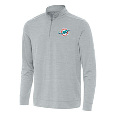 Antigua Bright Quarter-Zip Top - Miami Dolphins