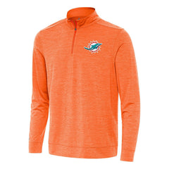 Antigua Bright Quarter-Zip Top - Miami Dolphins