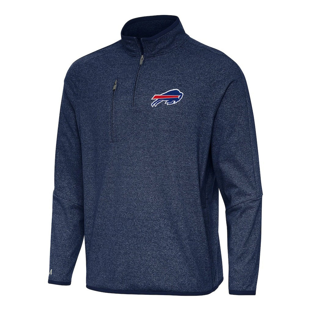 Antigua Certain Tri-Blend Quarter-Zip Top - Buffalo Bills