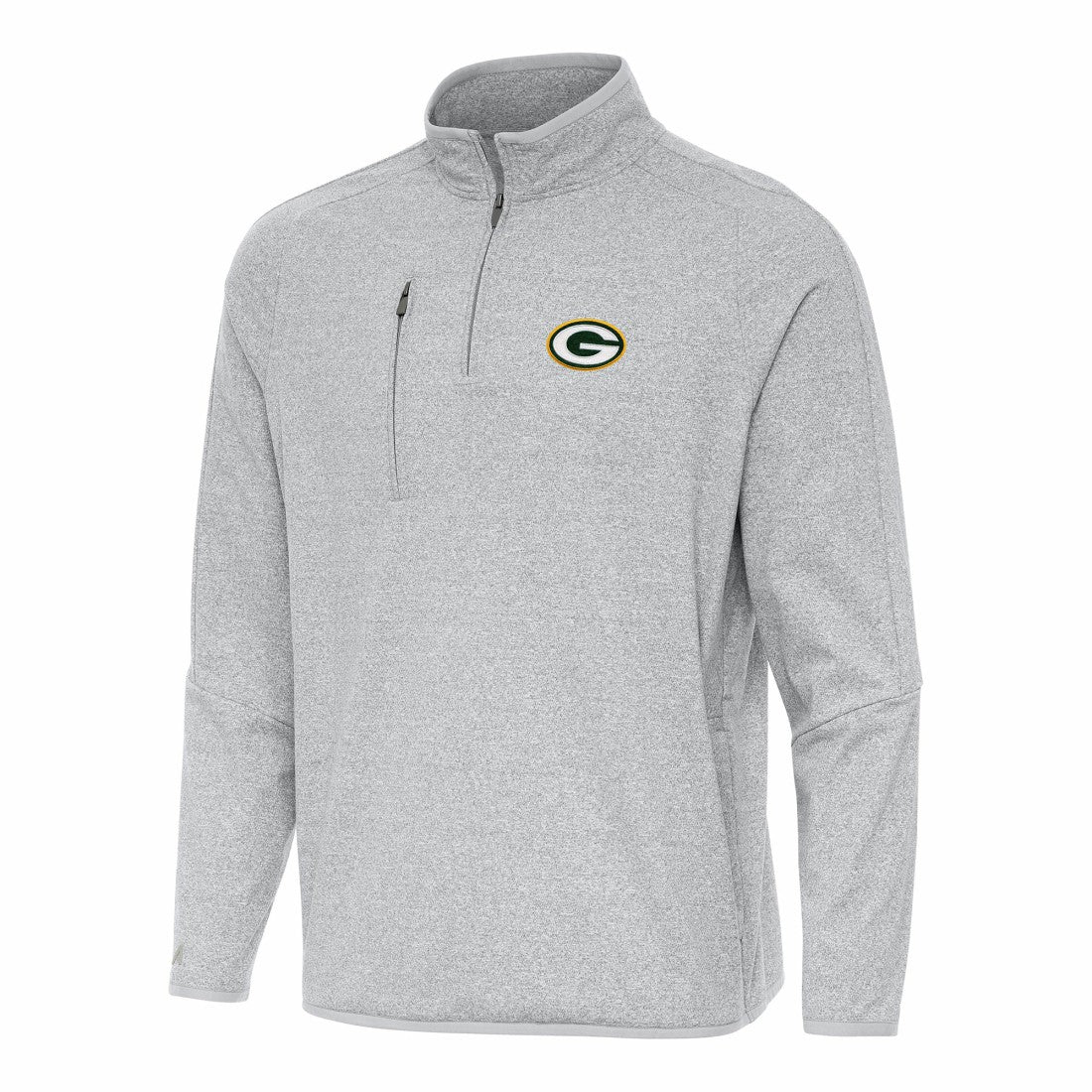 Antigua Certain Tri-Blend Quarter-Zip Top - Green Bay Packers