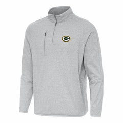 Antigua Certain Tri-Blend Quarter-Zip Top - Green Bay Packers