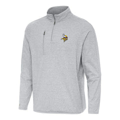 Antigua Certain Tri-Blend Quarter-Zip Top - Minnesota Vikings