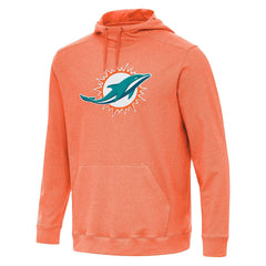 Antigua Cloud Pullover Hoodie - Miami Dolphins