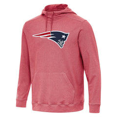 Antigua Cloud Pullover Hoodie - New England Patriots
