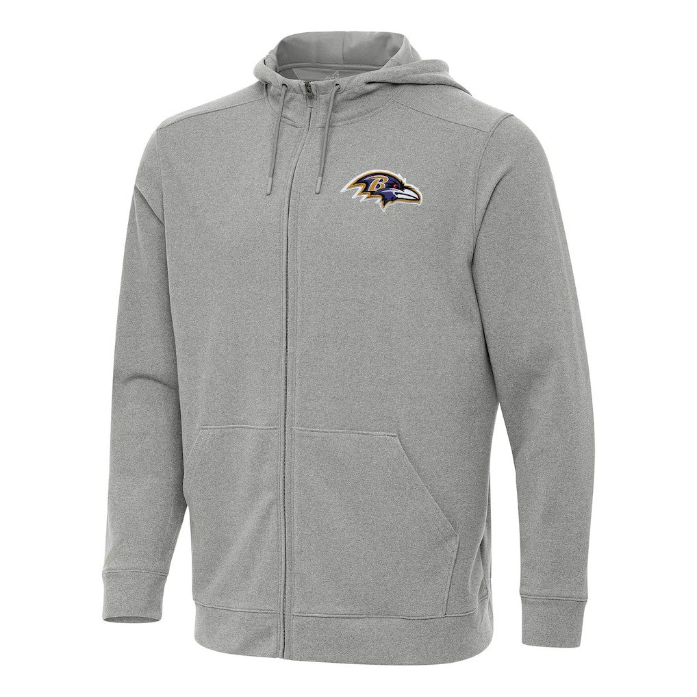 Antigua Effortless Full-Zip Hoodie - Baltimore Ravens