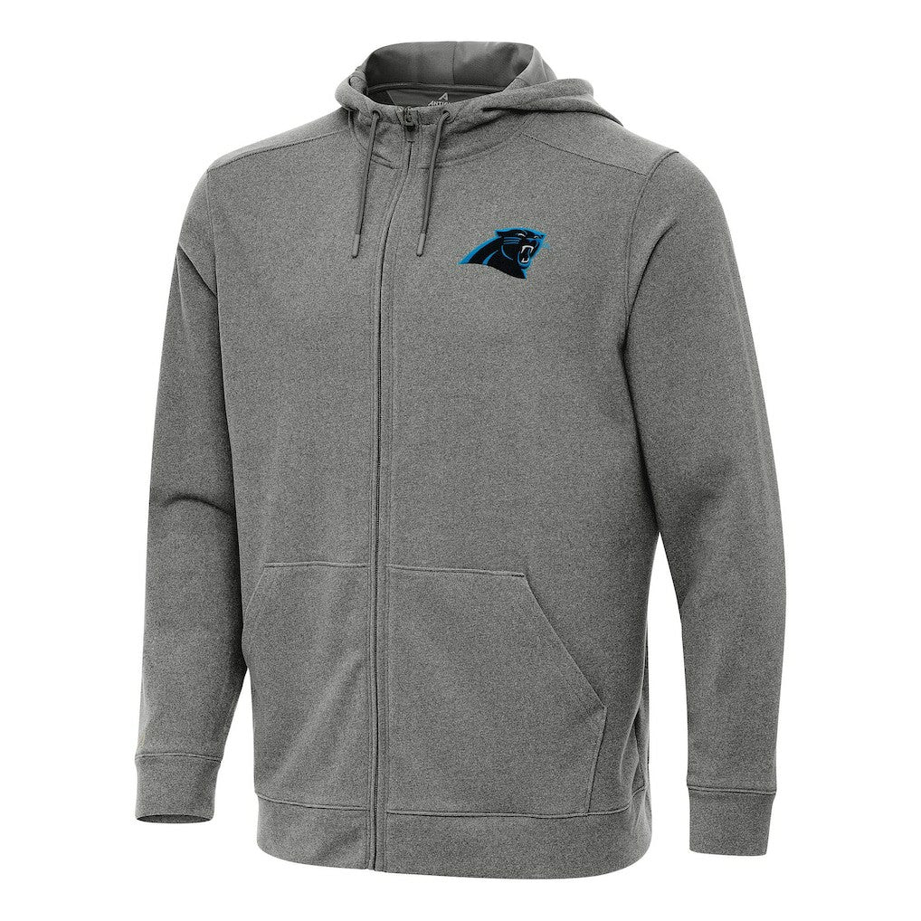 Antigua Effortless Full-Zip Hoodie - Carolina Panthers