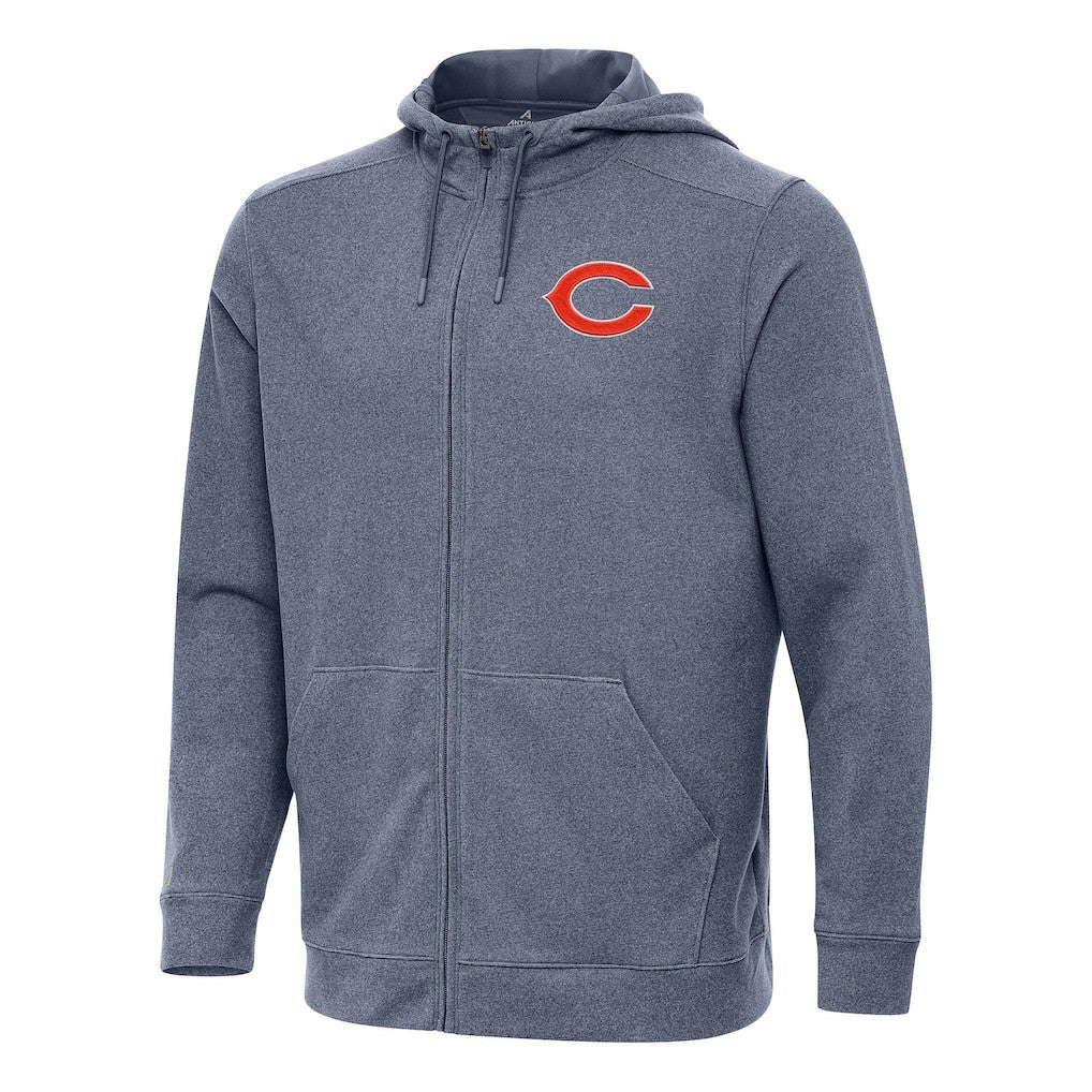 Antigua Effortless Full-Zip Hoodie - Chicago Bears