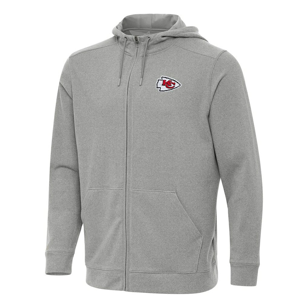 Antigua Effortless Full-Zip Hoodie - Kansas City Chiefs